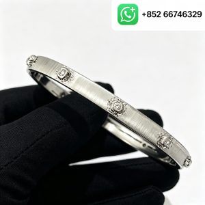 Buccellati Macri Inspired Diamond Bracelet | 1:1 Custom Solid 18K White Gold Luxury Jewelry